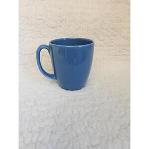 Vintage Corelle Stonewear Coffee Tea Mug Cup Blue Thailand 4" Restaurant Handle